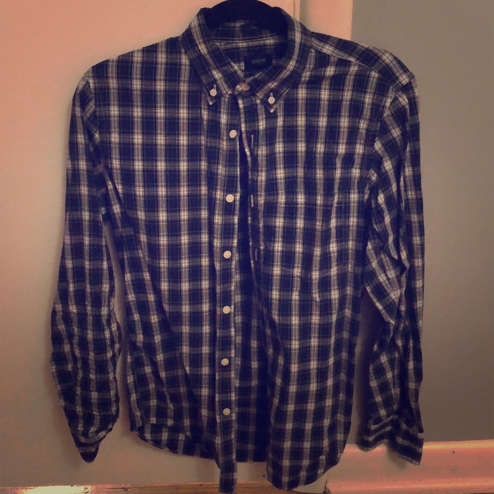J crew button up
